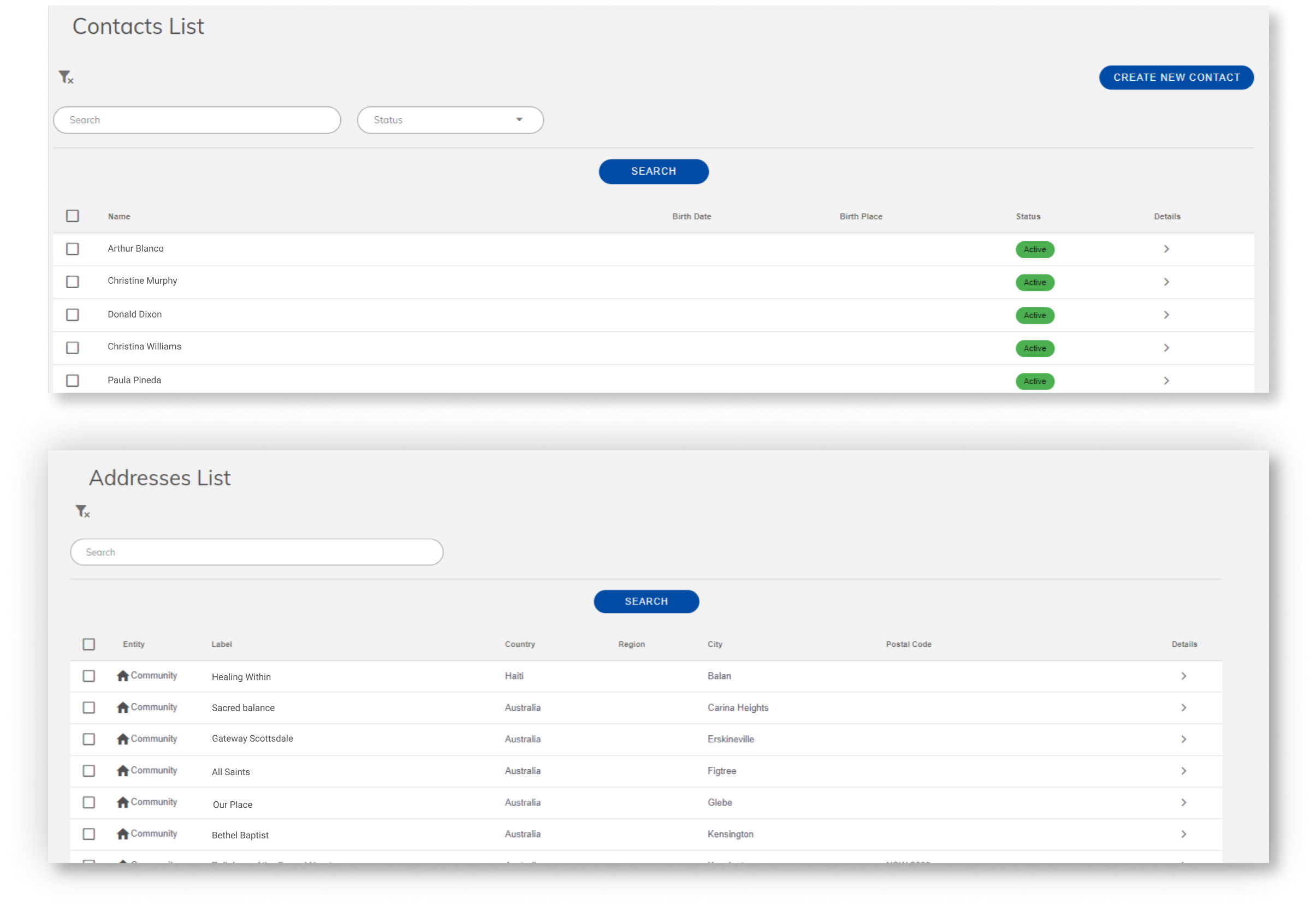 Congregation Cloud Dashboard Feature 6