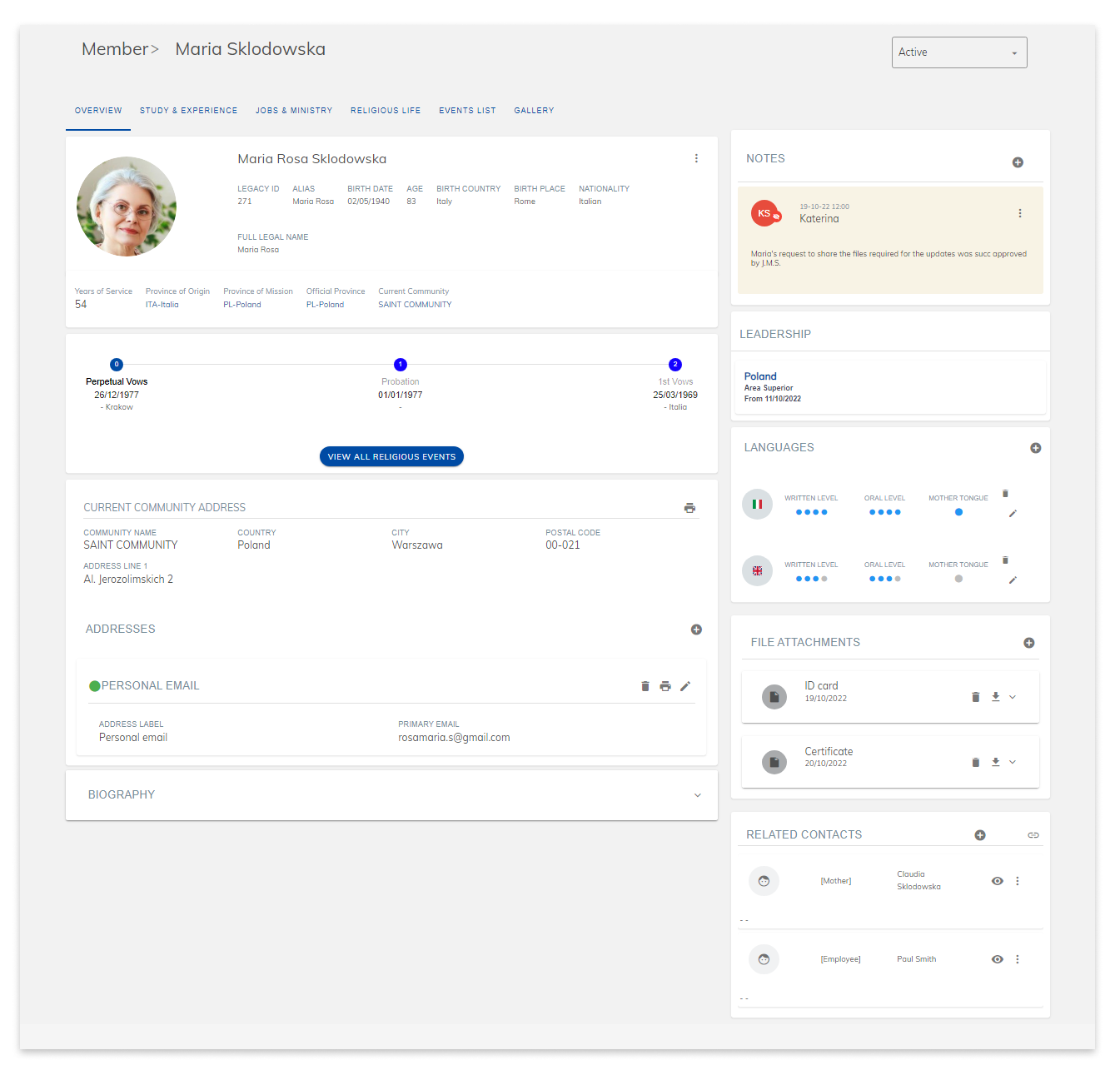 Congregation Cloud Dashboard Feature 31