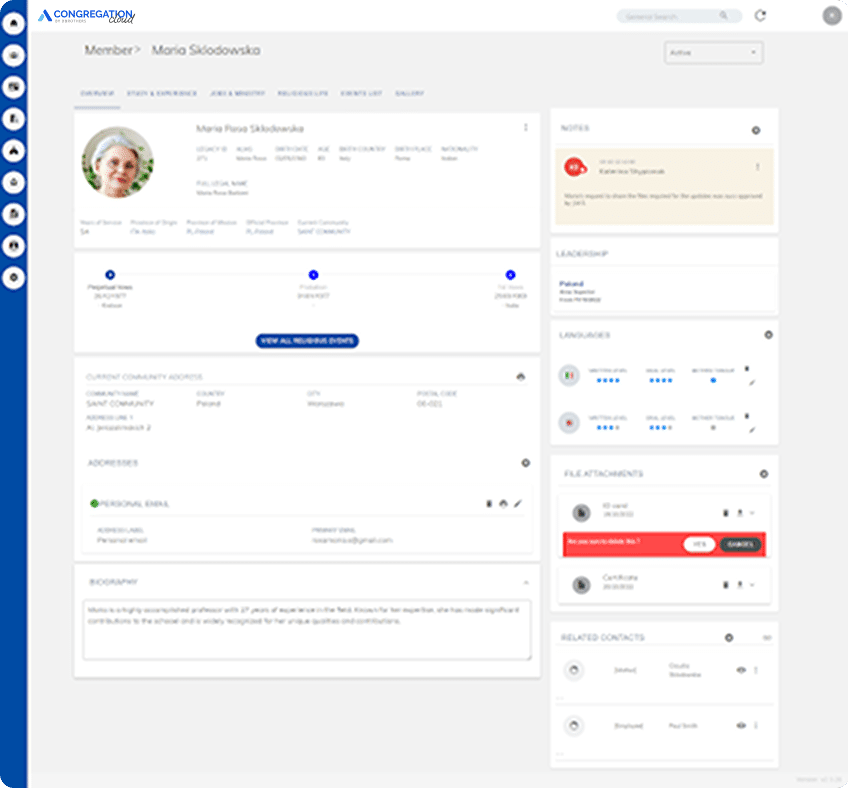 Congregation Cloud Dashboard Feature 32
