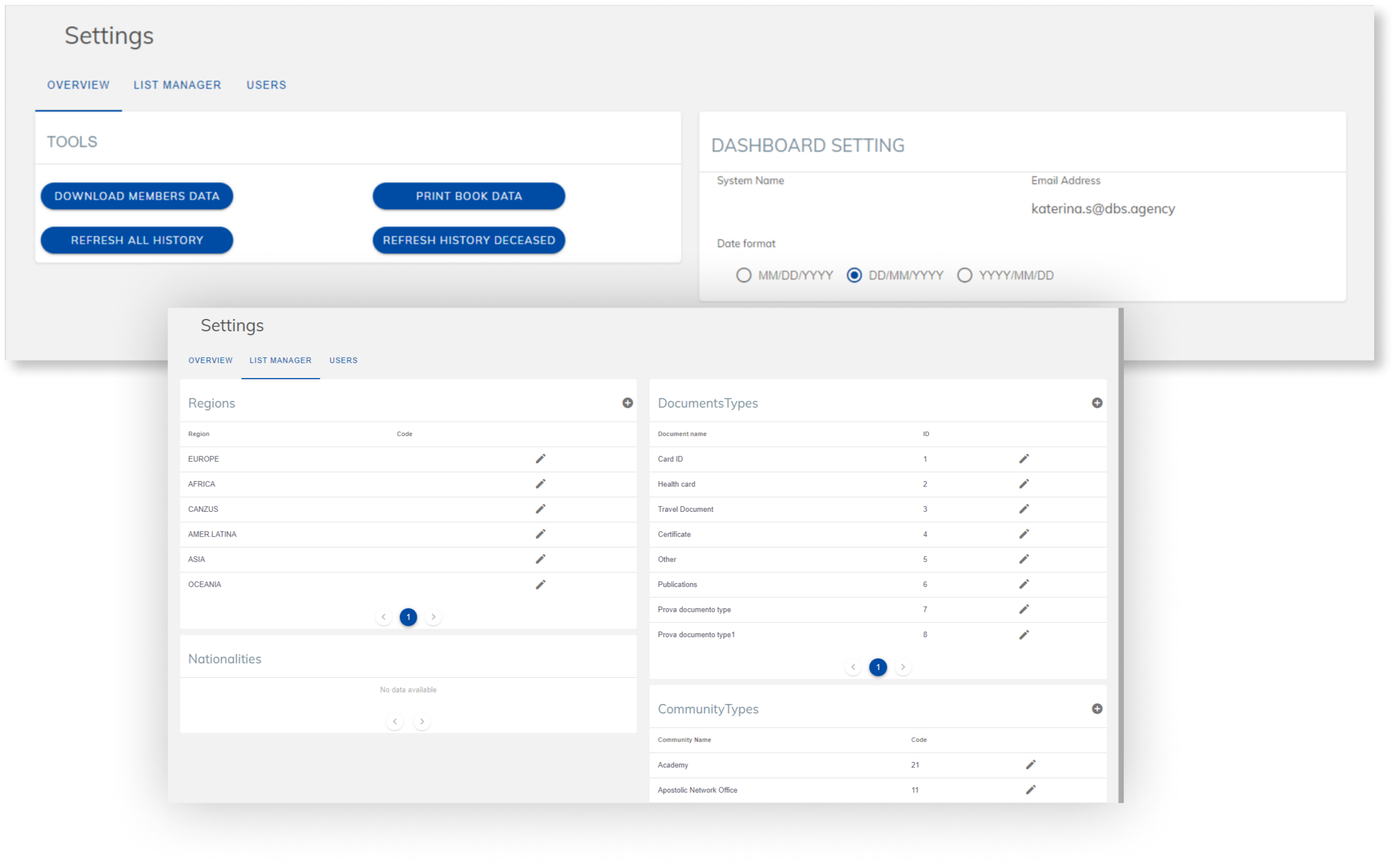 Congregation Cloud Dashboard Feature 44
