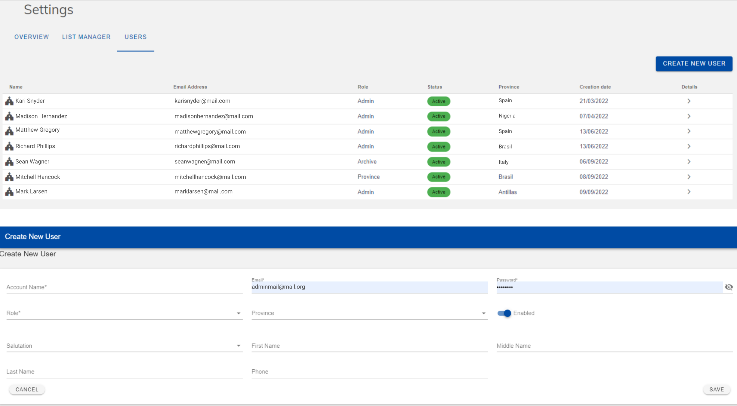 Congregation Cloud Dashboard Feature 45